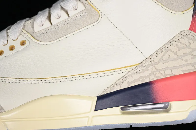 All categories Air Jordan Jordan series basketball shoes Air Jordan 3 LW version J.Balvin x Air Jordan 3 Retro AJ3 Joe 3 rainbow gradient FN0344-901